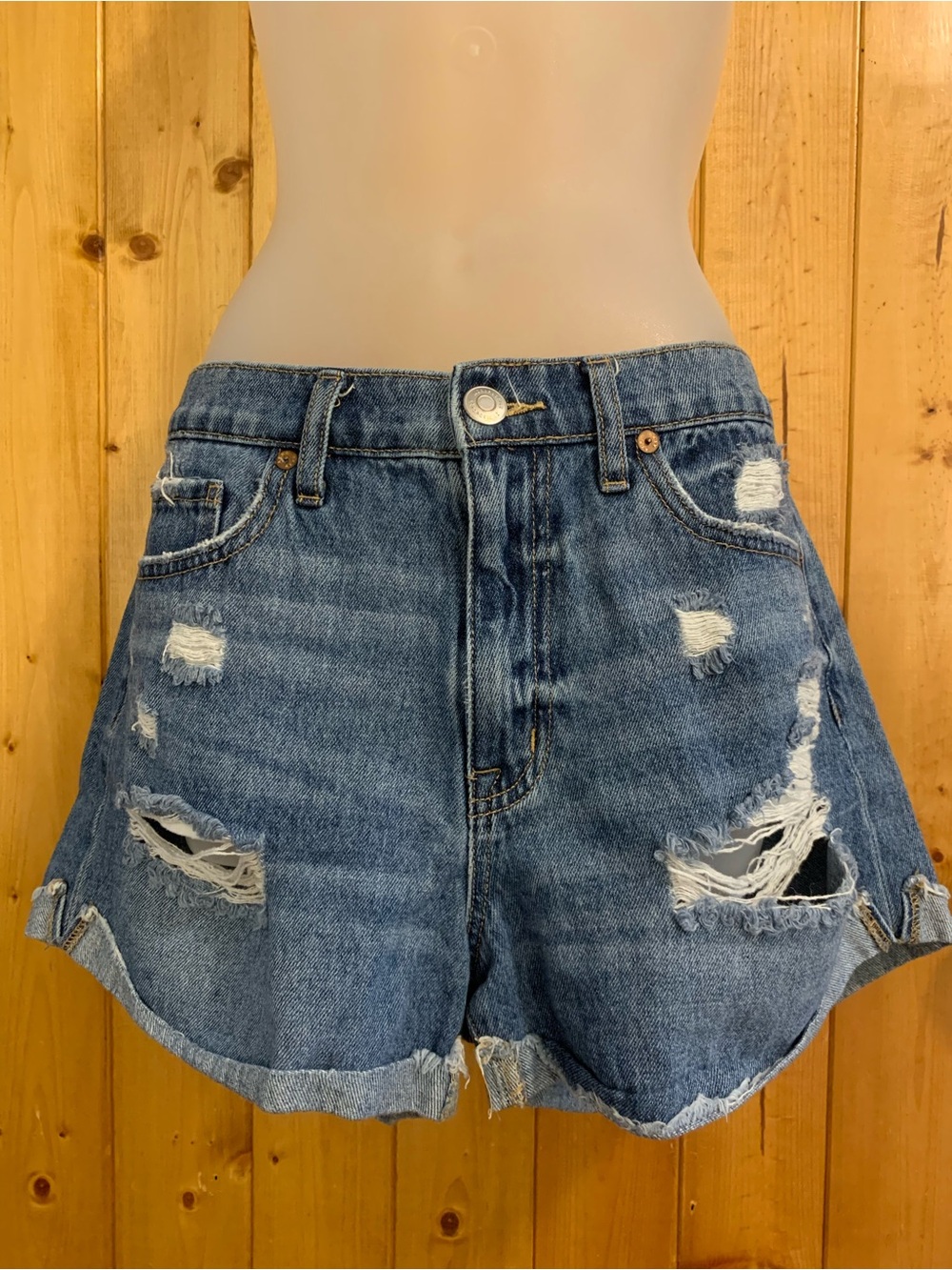 Aeropostale Denim Mom Shorts